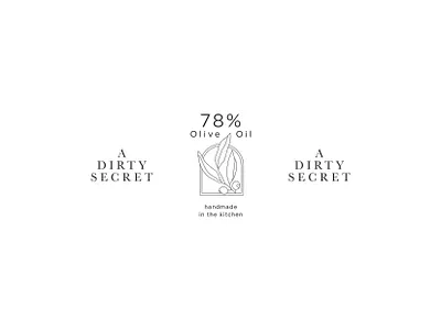 A Dirty Secret Branding brand and identity branding cafe design illustration logo minimal typography