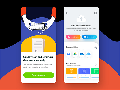 Document Scan and Upload accounting software android app android app design android app development cliffex ios app ios app design ios app development scanning