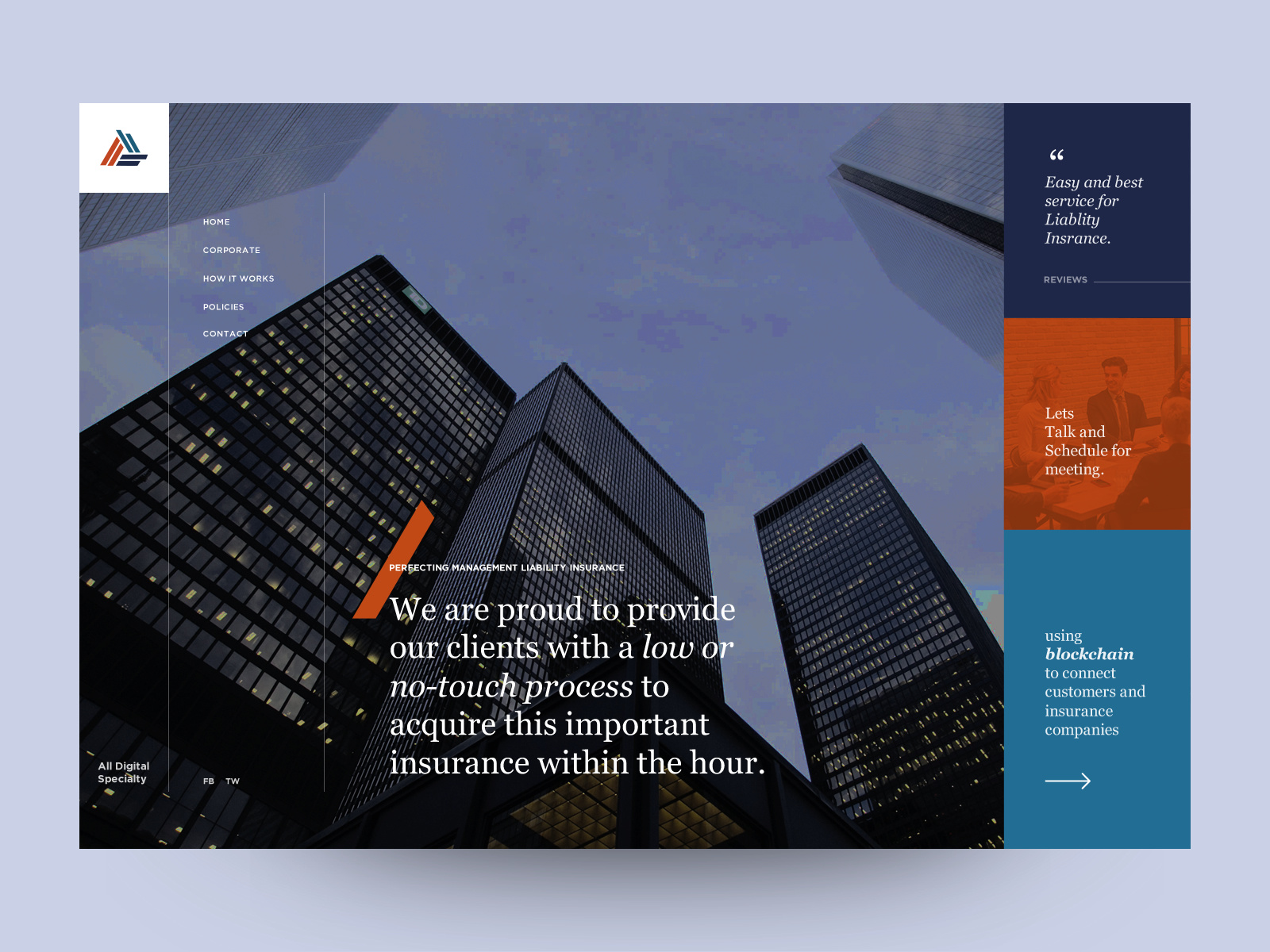 Example of All Digital Speciality - Website Design