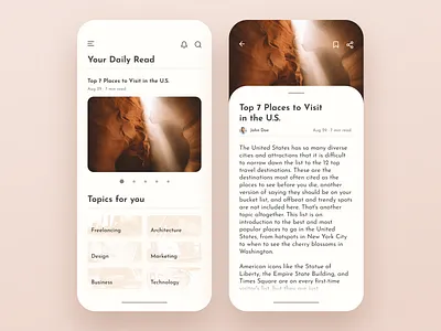 Medium App Design Concept app app design app ui app ux article design medium new york times news news app newsfeed nyt nytimes ui ux