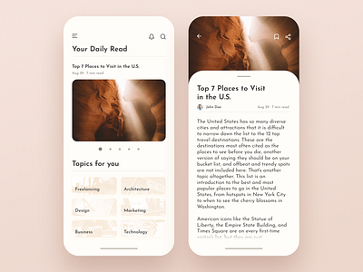 Medium App Design Concept app app design app ui app ux article design medium new york times news news app newsfeed nyt nytimes ui ux