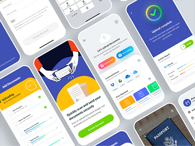 Document scan and upload app accounting app accounting software android app android app design android app development ios app ios app design ios app development scanning app ui uiux ux