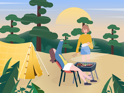 For an outing illustration