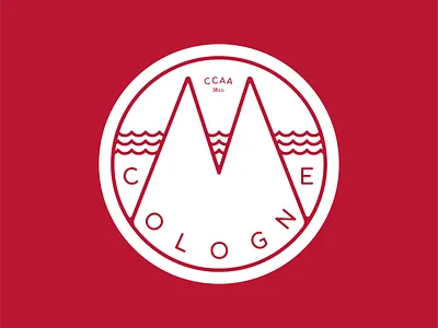 Sticker for my hometown Cologne, Germany branding hometown icon illustration mark sticker warmup weekly shot