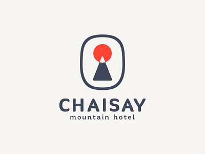 Chaisay dribbble keyhole logo logo sale logotype mountain mountains sale sun