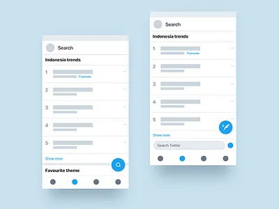 Twitter search bar UX redesign app design icon illustration ui ui ux design ui design uiux uiuxdesign ux website