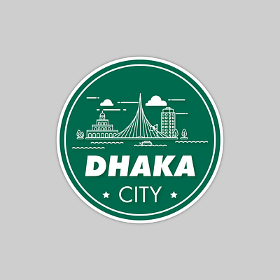 Dhaka City design flat graphic design graphics icon illustration logo logo design minimal vector