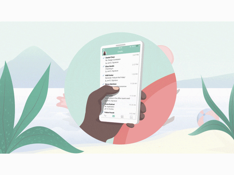 Mobile release! animation branding floatie illustration mobile mobile app product design productivity ui