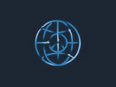 A symbol for peace intervention 2 design earth freedom geometry illustration logo map nations peace unidad unity world