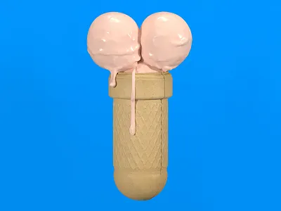 Vice Cream 3d c4d design ice cream illustration summer