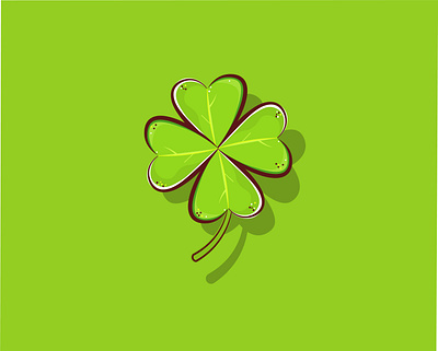 clover leaf art design flat graphics design icon illustration illustrator logo typography vector