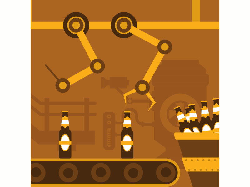 Beer aftereffects design duik illustration illustrator loop motiongraphics rigging rubberhose vector