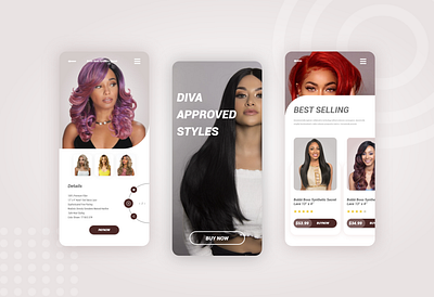 Hair Wigs eCommerce mobile apps ecommerce ecommerce app ecommerce apps ecommerce design ecommerce shop hair wigs ecommerce hair wigs ecommerce mobile apps mobile apps design mobile apps user interface ui ux wigs ecommerce wigs ecommerce