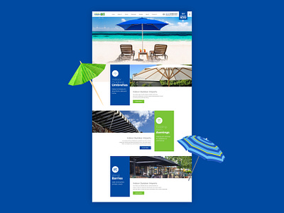 Indoor Outdoor Imports - Web Presentation branding design graphic design identity illustration illustrator type typography ui web