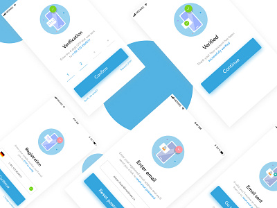 Dribbble Shot app app design app designer app designers design graphic health healthcare illustration onboarding otp ui deisgn ui ux ui ux design verification verification screen