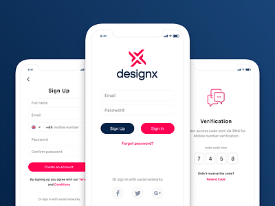 Account Sign Up account verificaiton design design process design technique graphic design illustration inspiration mobile mobile app mobile app design mobile design mobile ui registration sign in sign up ui user experience visual design