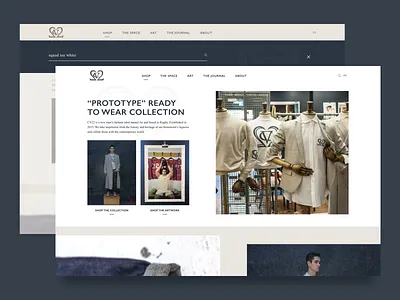 CV22 Rugby clean ecommerce fashion homepage madewithxd minimal shopify ui