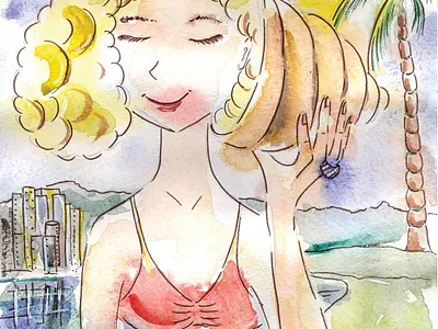 My old watercolor illustrations (11) for novel. book brush brushes brushpen hand drawn illustration illustration design novel wacom watercolor watercolor art watercolour