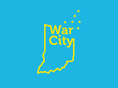 Warsaw, IN design icon illustration logo typography vector