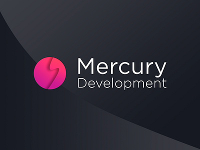 Rebrand for Mercury Development branding challenge challenges design icon illustration logo mercdev minimal space vector