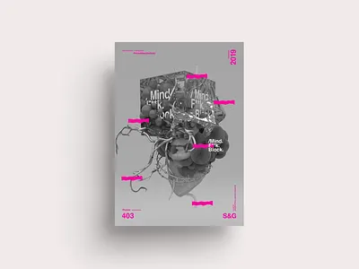 Mind. F**K. Block. abstract animation c4d c4dr20 film interstellar motion movie octane octanerender poster posteresign scifi space