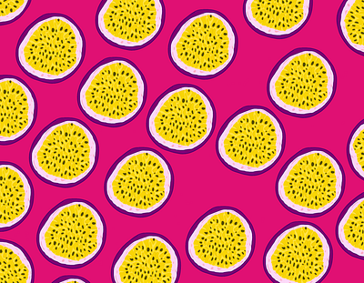 Passionfruit Illustration illustration procreateapp