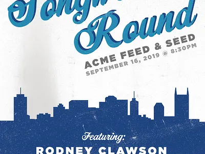 Songwriters Round Poster poster poster design vector