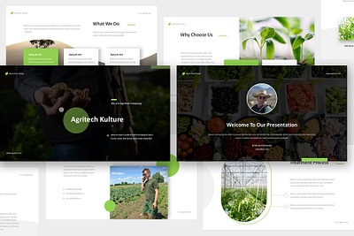 Agritech - Agriculture Keynote Template agricultural agriculture crop equipment farm farmer farming field food green growth industry land landscape nature plant rural season tractor wheat