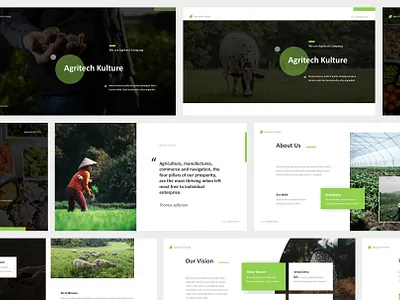 Agritech - Agriculture Powerpoint Template agricultural agriculture crop equipment farm farmer farming field food green growth industry land landscape nature plant rural season tractor wheat