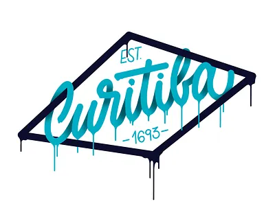 Curitiba caligrafia calligraphy design drip graffiti letras lettering letters procreate typography
