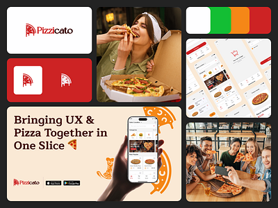 Restaurant Pizza Order & Delivery App Design - UX\UI Case Study app design app ui design apps delivery app delivery app uiux design food delivery app landing page mobile app order app pizza delivery app ui ux website