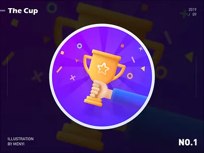 The Cup 2019 ai app color colorful cup design english illustration ui ux