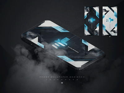 Iphone X Wallpaper app branding graphic illustration illustration art ilustrator iphone x logo phone walpaper photoshop wallpaper web