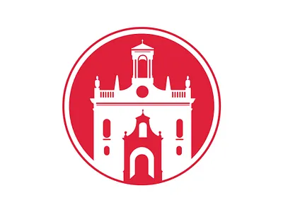 Design a Sticker for Your Hometown - Weekly Warm-up 1 city clean design faro flat hometown illustration modern red sticker ui vector warm up weekly challenge