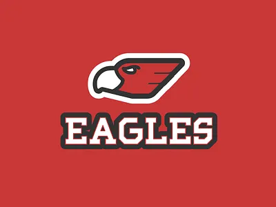 Daily logo challenge day 32/50, sports logo, Eagles! branding challenge daily logo challenge design graphic design icon logo logo designer logo maker logo passion simple vector