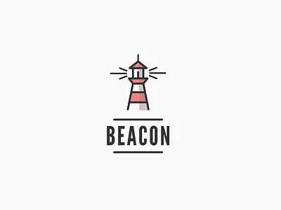 Daily logo challenge day 31/50, lighthouse logo, Beacon! branding challenge daily logo challenge design graphic design icon logo logo designer logo maker logo passion simple vector