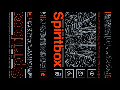 Spritibox abstract apparel apparel design band band merch clothing design illustration merch minimalist perennial spiritbox streetwear texture vector