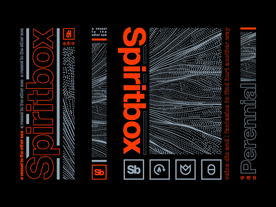 Spritibox abstract apparel apparel design band band merch clothing design illustration merch minimalist perennial spiritbox streetwear texture vector