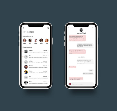 Daily UI 013- Direct Messaging daily ui dailyui dailyui013 ui ux