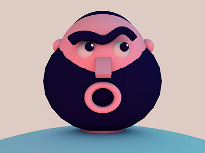 Pedro 3d art character cinema 4d color design digital illustration man minimalism person