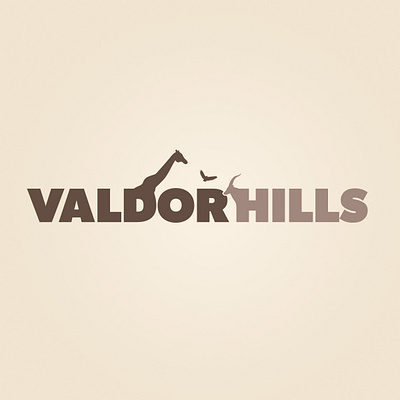 Valdor Hills - Zoo logo animal animals logo zoo