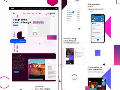 #DesignAnExperience - Adobe XD website color design experience typography ui uidesign ux web website website design