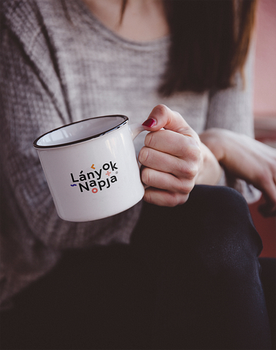 Girls' Day event branding mug mockup with logo brand branding camping engineering event geometric girl learning logo mathematics maths mockup mug school science stem study teaching tech technology