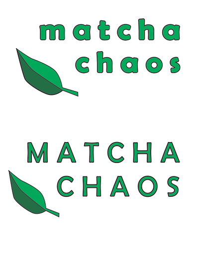 Matcha Chaos austin texas beverage design branding business card cpg design graphic design illustration illustrator logo tea tshirt tshirtdesign typography