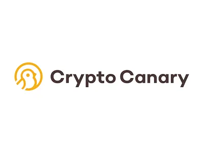 CryptoCanary Logo bird blockchain canary cryptocurrency illustration logo