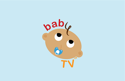 BabyTV Logo Redesign baby tv branding cartooning design designsbylos illustration logo logo redisign