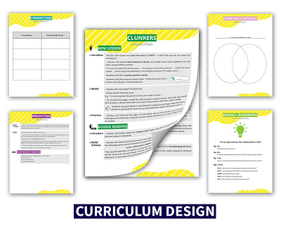 Skill by Skill Curriculum design icon layout design print design