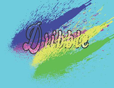 Dribble typogaphy