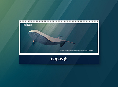 NAPAS Calendar 2018 calendar color design diving flat illustration illustration