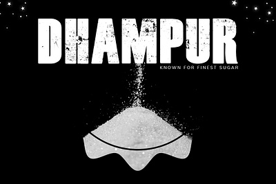 Dhampur best sugar best sugar clean clean ui dhampur fun minimal simple sugar mill town celebration two colors